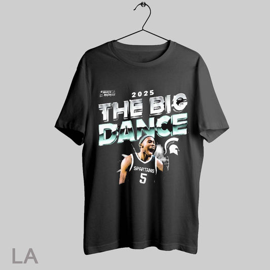 Top Michigan State Spartans Basketball Trejuan Holloman The Big Dance March Madness 2025 T Shirt Sweatshirt Hoodie Shirt
