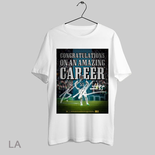 Top Michigan Wolverines Football Congratulations On An Amazing Career Brandon Graham Signature Poster T Shirt Sweatshirt Hoodie Shirt