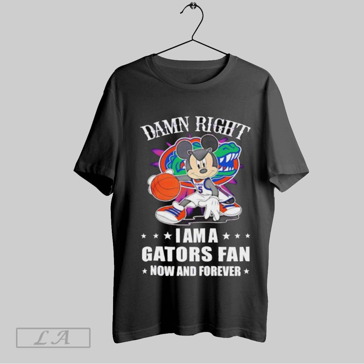 Top Mickey Mouse Damn Right I Am A Gators Basketball Fan Now And Forever T Shirt Sweatshirt Hoodie Shirt