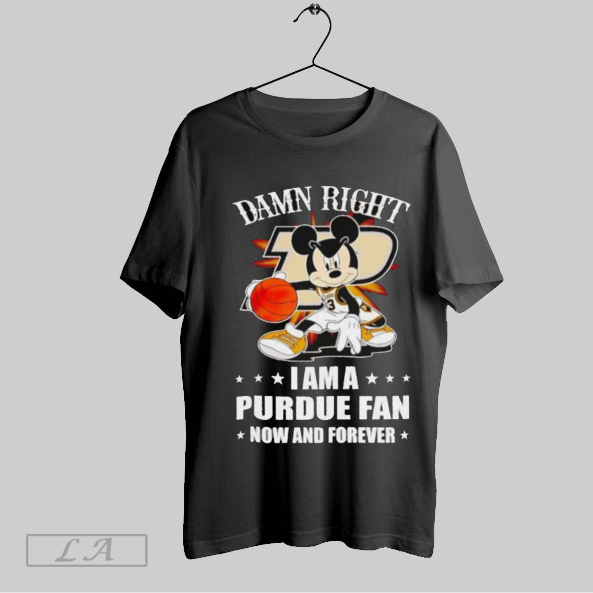 Top Mickey Mouse Damn Right I Am A Purdue Basketball Fan Now And Forever T Shirt Sweatshirt Hoodie Shirt
