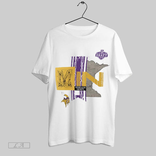Top Minnesota Vikings 2025 Nfl Draft T Shirt Sweatshirt Hoodie Shirt