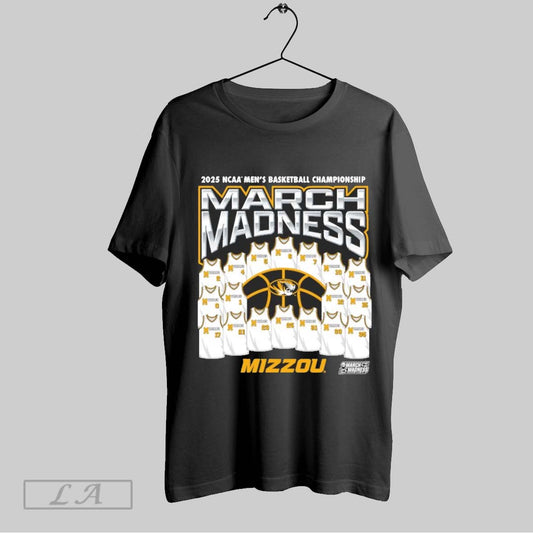 Top Missouri Tigers Ncaa Mens Basketball Championship Jersey Team March Madness 2025 Logos T Shirt Sweatshirt Hoodie Shirt