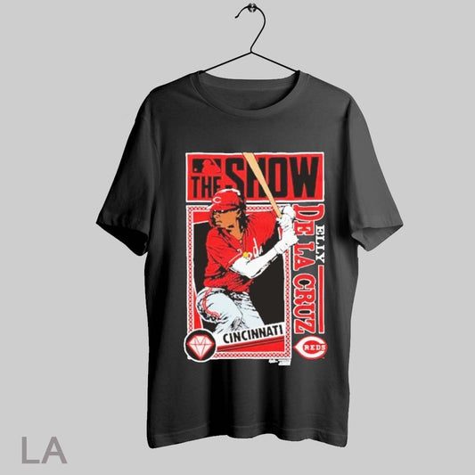 Top Mlb The Show Cincinnati Reds Elly De La Cruz 2025 T Shirt Sweatshirt Hoodie Shirt