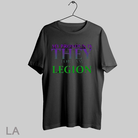 Top My Pronoun Is They For I Am Legion T Shirt Sweatshirt Hoodie Shirt 2