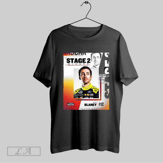 Top Nascar Cup Series Stage 2 Winner Is Ryan Blaney 2025 Daytona 500 Poster T Shirt