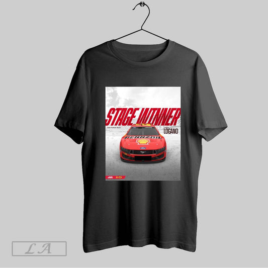Top Nascar Stage Winner 2025 Daytona 500 Is Joey Logano Poster T Shirt