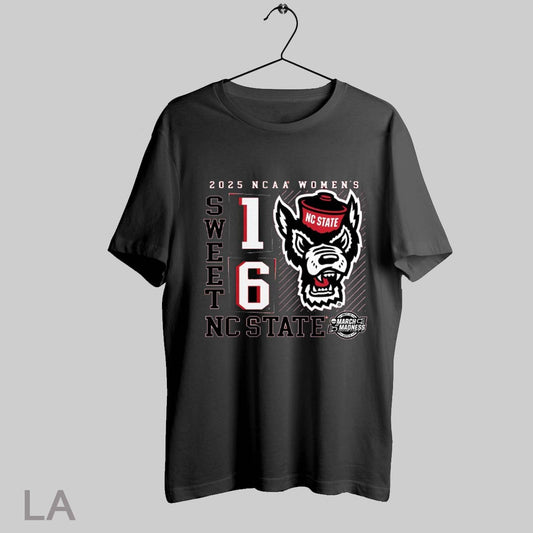 Top Nc State Wolfpack Ncaa Womens Basketball Tournament March Madness Sweet 16 Elite 8 No Look Pass 2025 T Shirt Sweatshirt Hoodie Shirt