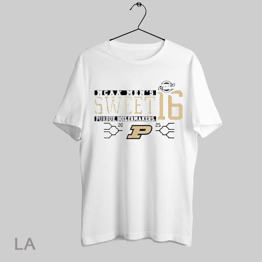 Top Ncaa Purdue Boilermakers Sweet 16 2025 Mens March Madness T Shirt Sweatshirt Hoodie Shirt
