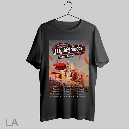 Top Naethan Apollo Wyldflowers 2025 Tour Dates T Shirt Sweatshirt Hoodie Shirt
