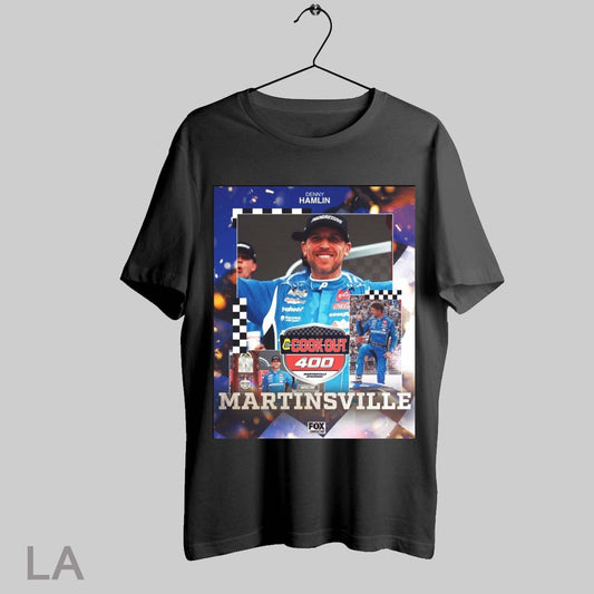 Top Nascar Cup Series Denny Hamlin Cook Out 400 Martinsville Speedway Poster T Shirt Sweatshirt Hoodie Shirt