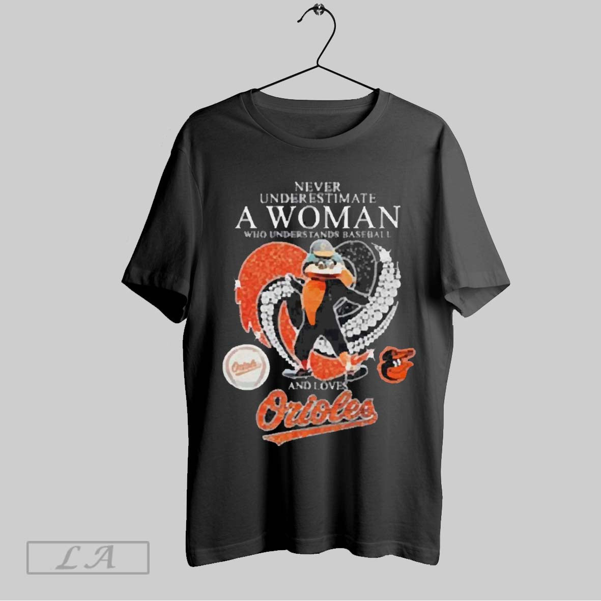 Top Never Underestimate A Woman Who Understands Baseball And Loves Baltimore Orioles Diamond Heart 2025 T Shirt Sweatshirt Hoodie Shirt