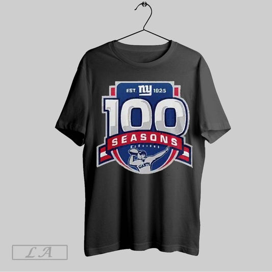Top New York Giants Crucial Catch 100 Seasons 2024 T Shirt Sweatshirt Hoodie Shirt