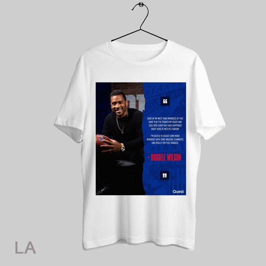 Top New York Giants Russell Wilson Some Of My Most Fond Memories Of This Game That Ive Poured My Heart T Shirt Sweatshirt Hoodie Shirt