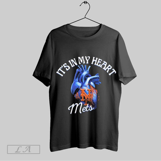 Top New York Mets Its In My Heart T Shirt Sweatshirt Hoodie Shirt