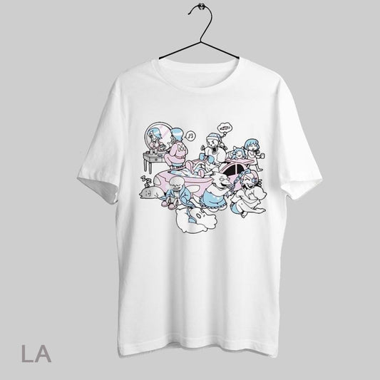 Top Nina Matsumoto Undertale 8th Anniversary Sleepover T Shirt Sweatshirt Hoodie Shirt