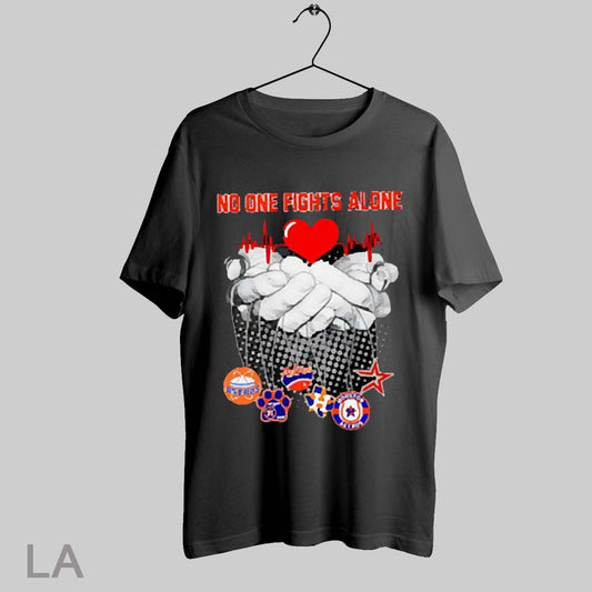 Top No One Fights Alone Heartbeat Houston Astros 2025 T Shirt Sweatshirt Hoodie Shirt