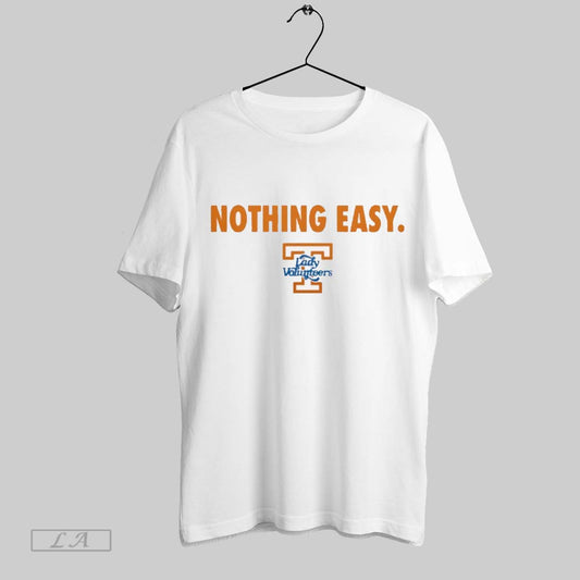 Top Nothing Easy Lady Vols T Shirt Sweatshirt Hoodie Shirt