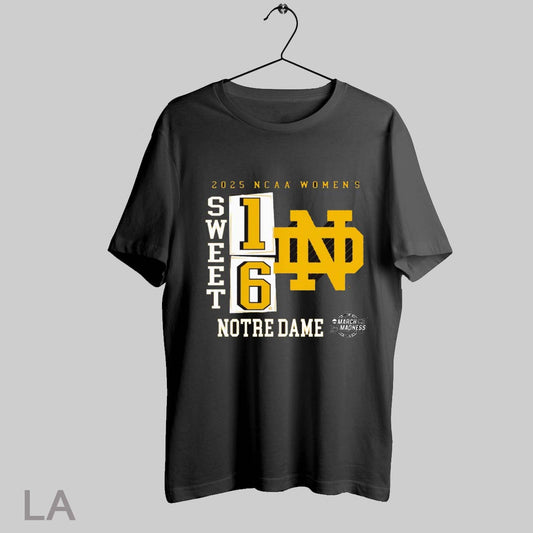 Top Notre Dame Fighting Irish Ncaa Womens March Madness Sweet 16 Elite 8 No Look Pass 2025 T Shirt Sweatshirt Hoodie Shirt