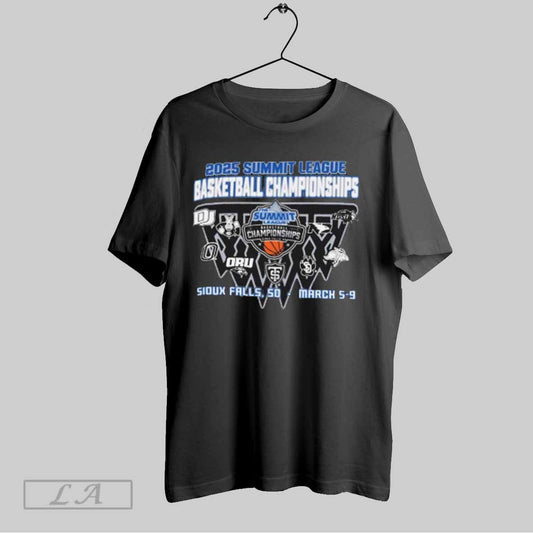 Top Official Summit League Basketball Championships 2025 T Shirt Sweatshirt Hoodie Shirt