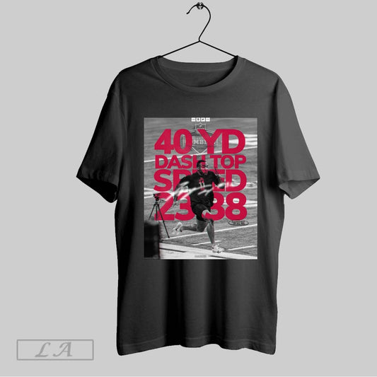 Top Ohio State Football Treveyon Henderson 40 Yd Dash Top Speed 23 38 Mph 2nd Fastest Of All Running Backs Poster T Shirt Sweatshirt Hoodie Shirt