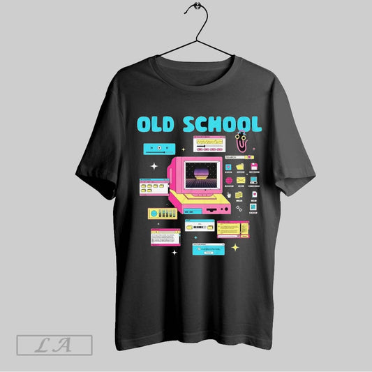 Top Old School Millennial T Shirt Sweatshirt Hoodie Shirt