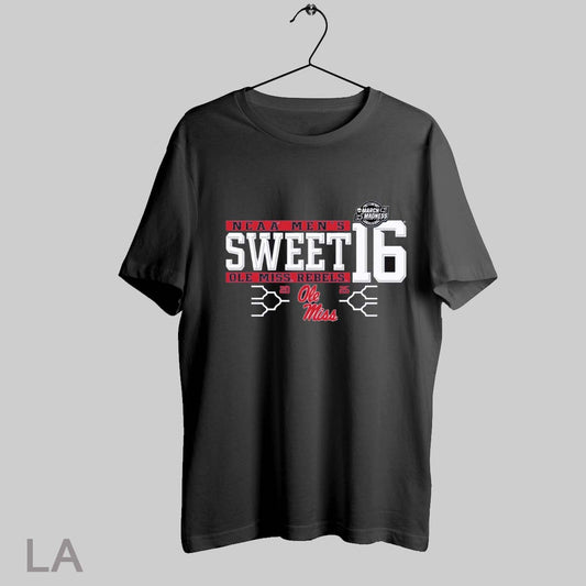 Top Ole Miss Rebels Basketball Ncaa Mens Sweet 16 Bound March Madness 2025 T Shirt Sweatshirt Hoodie Shirt