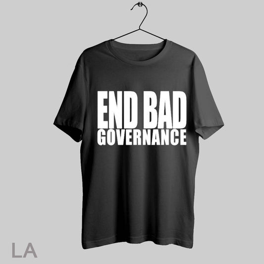 Top Omoyele Sowore Wearing End Bad Governance T Shirt Sweatshirt Hoodie Shirt