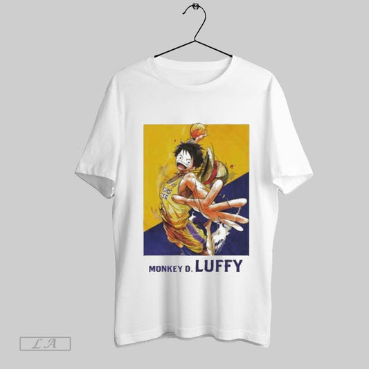 Top One Piece Lakers Luffy T Shirt Sweatshirt Hoodie Shirt