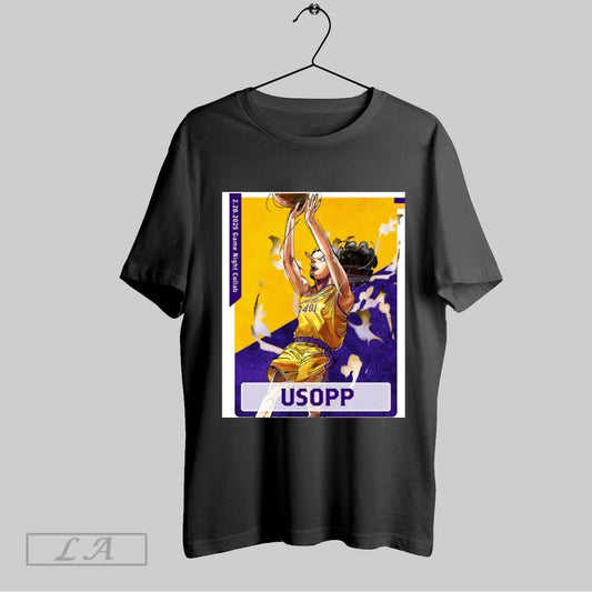 Top One Piece Lakers Usop T Shirt Sweatshirt Hoodie Shirt
