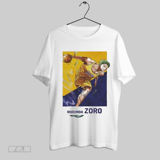 Top One Piece Lakers Zoro T Shirt Sweatshirt Hoodie Shirt