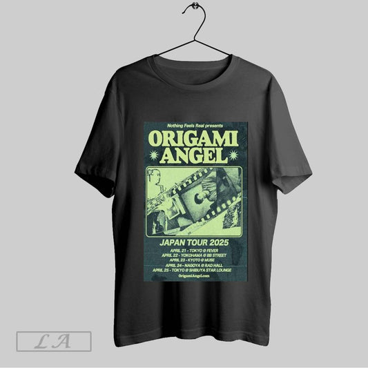 Top Origami Angel Nothing Feels Real Japan Tour 2025 T Shirt Sweatshirt Hoodie Shirt