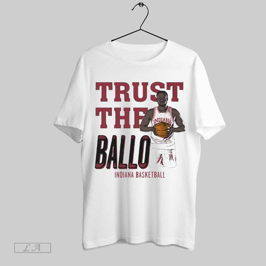 Top Oumar Ballo Trust The Ballo Indiana Hoosiers Big Ten Conference Graphic T Shirt Sweatshirt Hoodie Shirt
