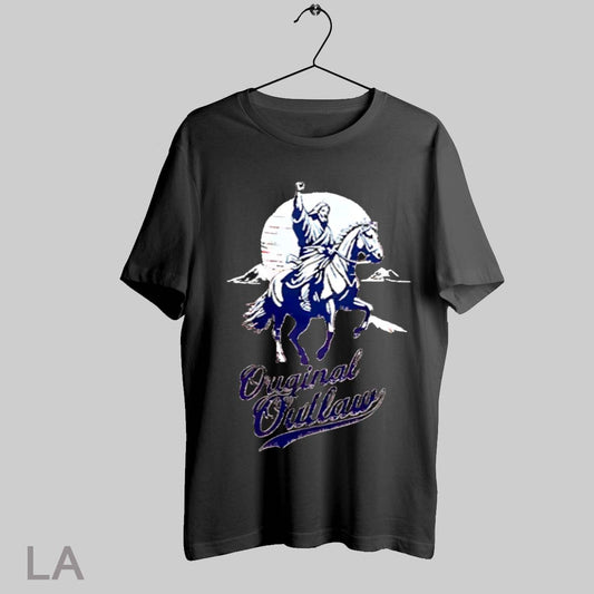 Top Outlaw Jesus Horse T Shirt Sweatshirt Hoodie Shirt