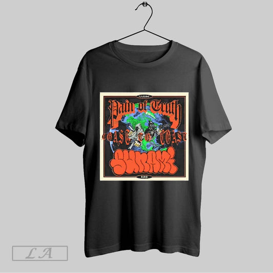Top Pain Of Truth And Sunami Coast To Coast Split 2025 T Shirt Sweatshirt Hoodie Shirt