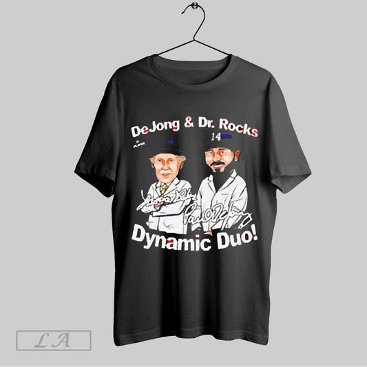 Top Paul Dejong And Dr Rocks Dynamic Duo Washington Caricature Signature 2025 T Shirt Sweatshirt Hoodie Shirt