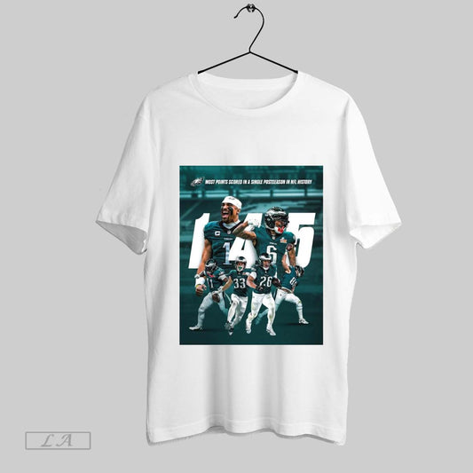 Top Philadelphia Eagles 145 Most Points Scored In A Single Postseason In Nfl History Poster Sweatshirt T Shirt