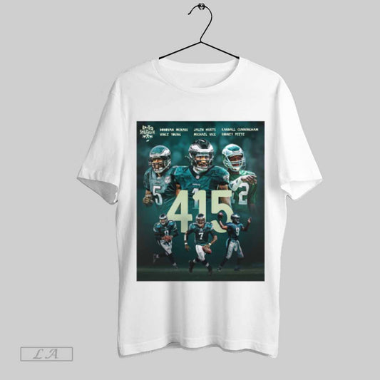 Top Philadelphia Eagles Donovan Mcnabb Jalen Hurts Michael Vick 415 Rooted In Strength Poster T Shirt Sweatshirt Hoodie Shirt