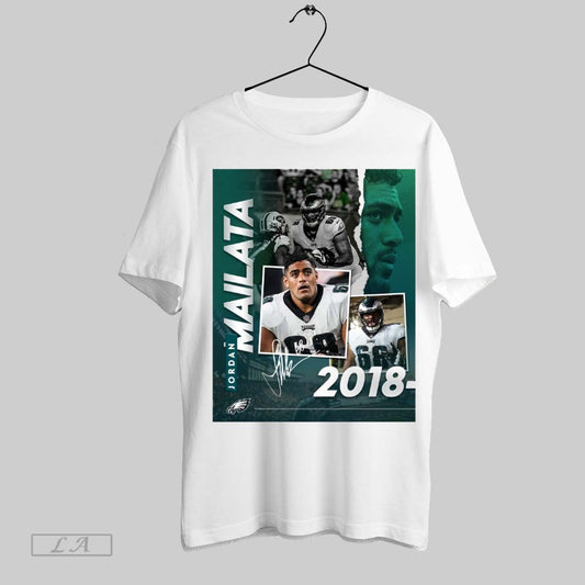 Top Philadelphia Eagles Jordan Mailata From 7th Round Pick To Super Bowl Champion 2018 2025 Signature Poster T Shirt Sweatshirt Hoodie Shirt