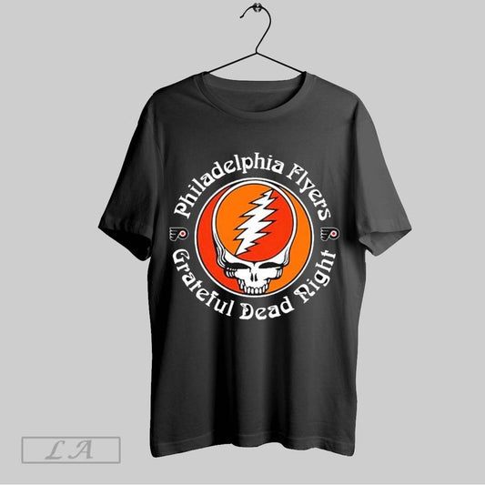 Top Philadelphia Flyers Grateful Dead Right T Shirt Sweatshirt Hoodie Shirt