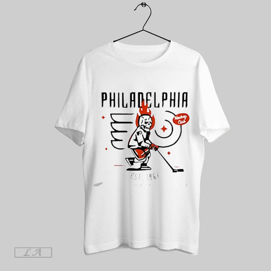 Top Philadelphia Flyers Hockey Est 1967 Skeleton 2025 T Shirt Sweatshirt Hoodie Shirt