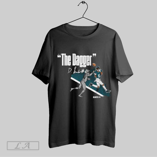 Top Philly Champs Devonta Smith The Dagger Signature T Shirt Sweatshirt Hoodie Shirt