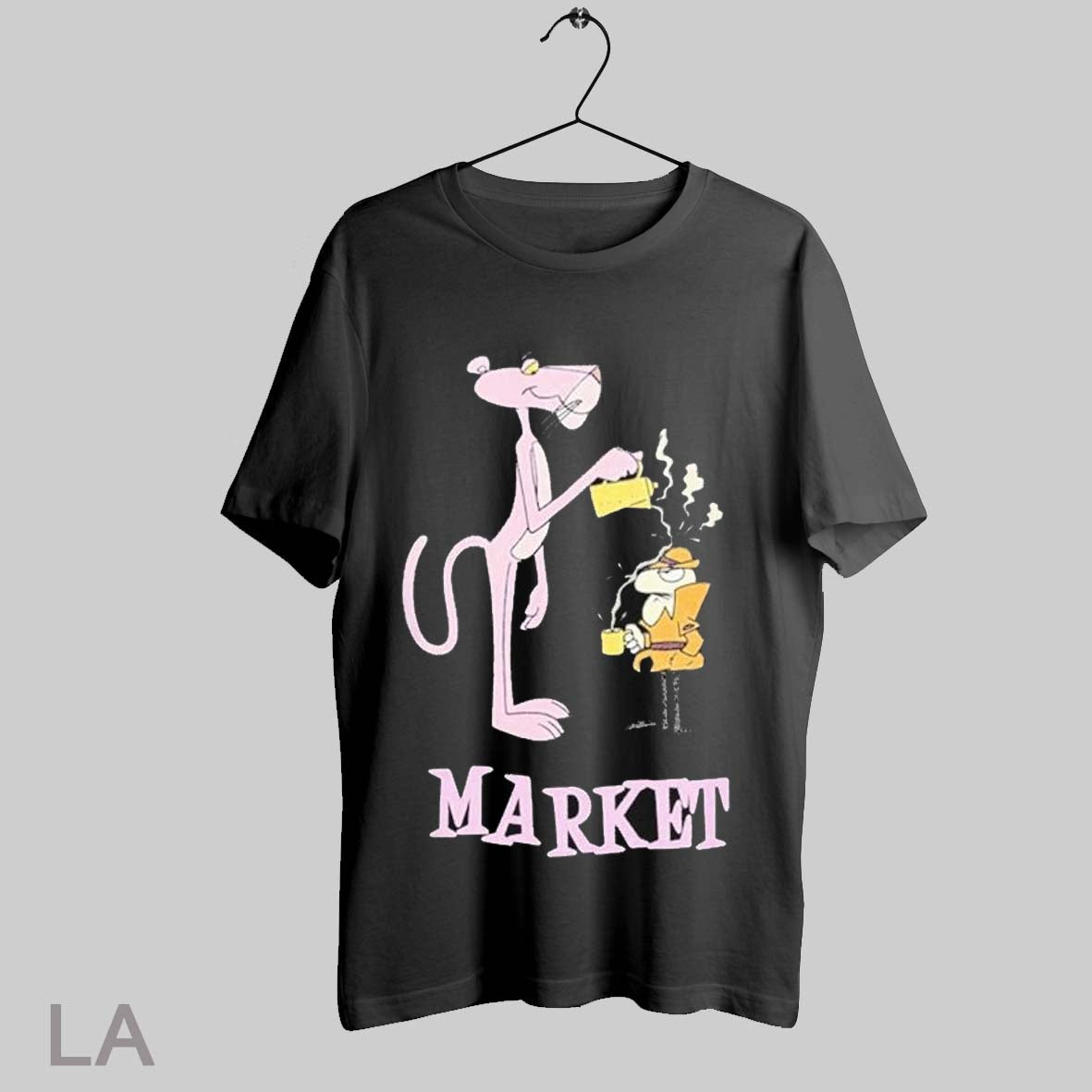 Top Pink Panther X Market Pourover T Shirt Sweatshirt Hoodie Shirt
