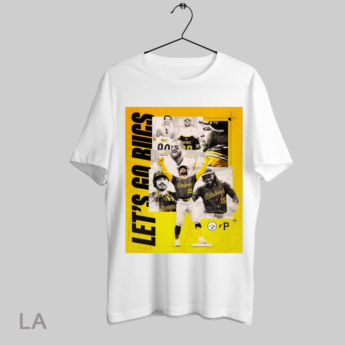 Top Pittsburgh Steelers Good Luck Pittsburgh Pirates Paul Skenes Tj Watt Cam Heyward Lets Go Bucs Poster T Shirt Sweatshirt Hoodie Shirt