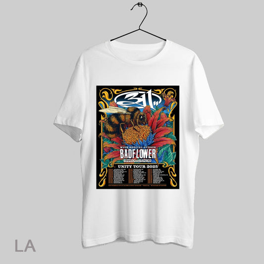 Top Poster 2025 311 Band Unity Tour With Special Guests Badflower Sitting On Saturn June 20 Atlantic City Nj T Shirt Sweatshirt Hoodie Shirt