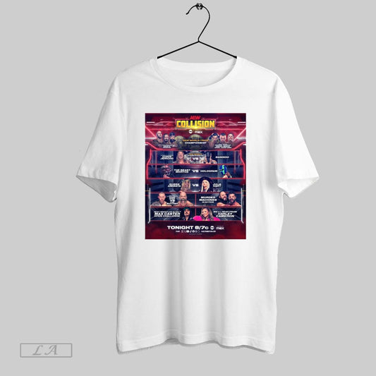 Top Poster Aew Collision Aew World Trios Championship Roh World Championship Phoenix Az Feb 22 2025 T Shirt Sweatshirt Hoodie Shirt