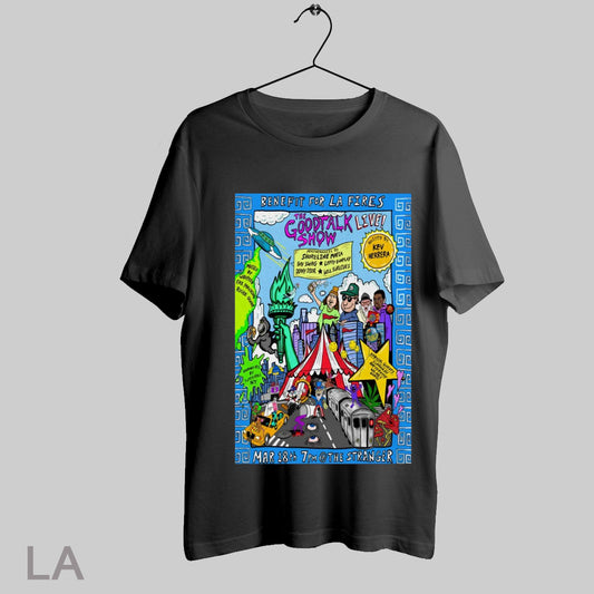 Top Poster Benefit For La Fires Good Talk The Stranger New York Ny March 18 2025 Tour T Shirt Sweatshirt Hoodie Shirt