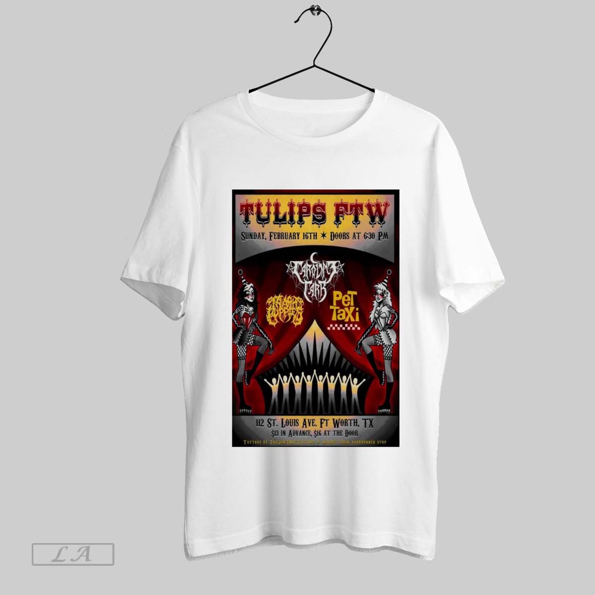 Top Poster Caroline Carr With Pet Taxi Fort Worth Tx February 16 2025 T Shirt