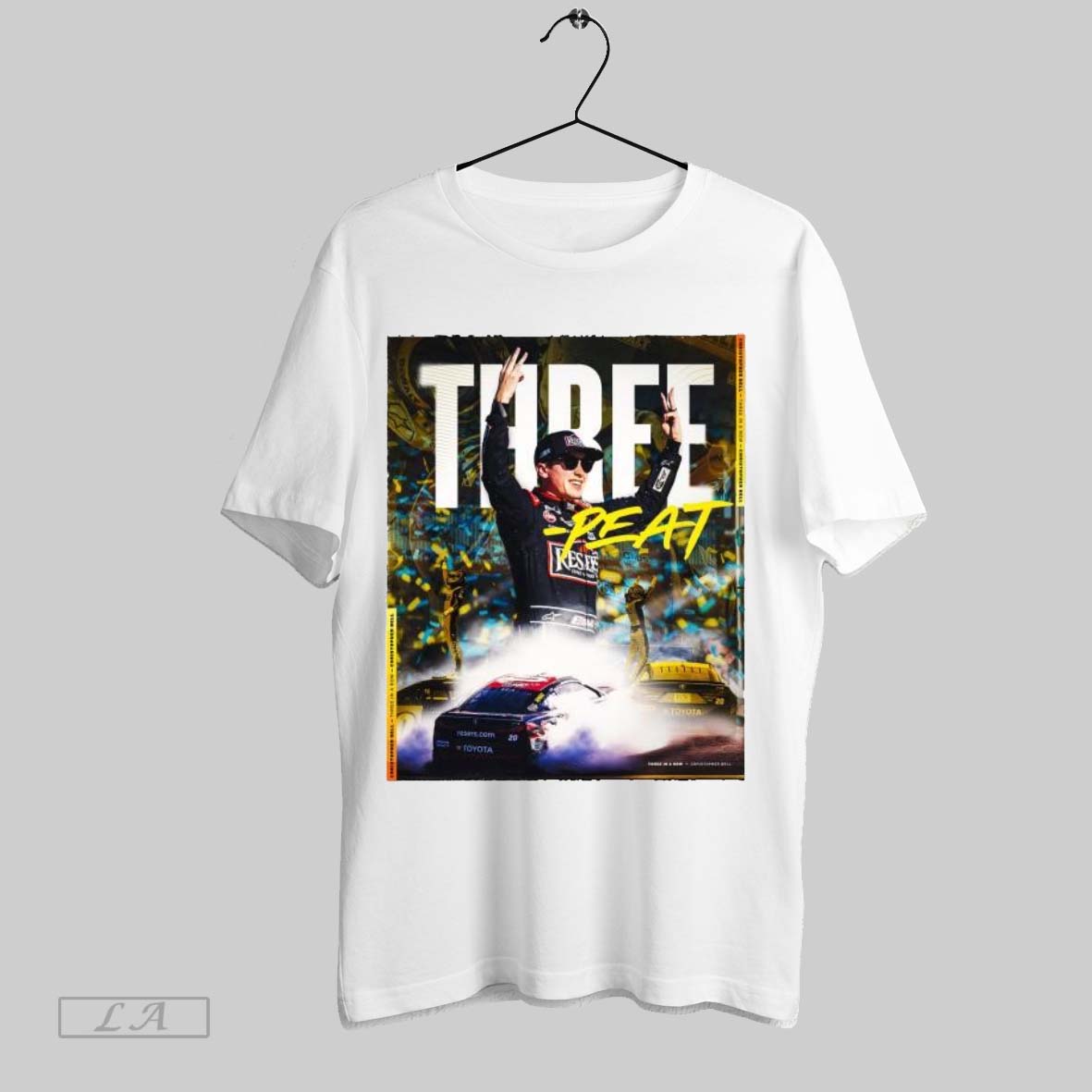 Top Poster Christopher Bell Ring The Bell Three Times Joe Gibbs Racing Nascar 2025 T Shirt Sweatshirt Hoodie Shirt