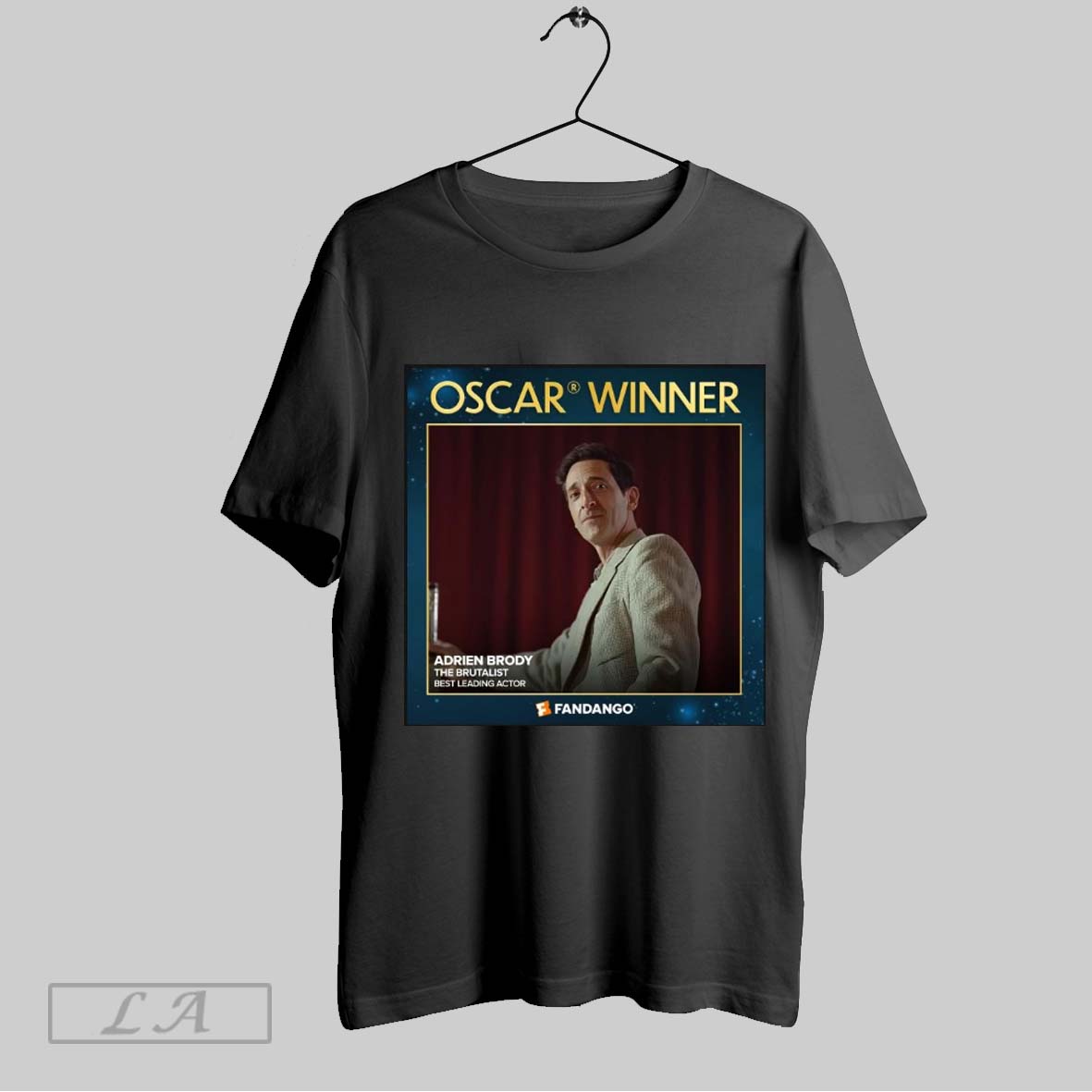 Top Poster Congratulations To Adrien Brody For Winning Best Leading Actor At The 2025 Oscar The Brutalist T Shirt Sweatshirt Hoodie Shirt