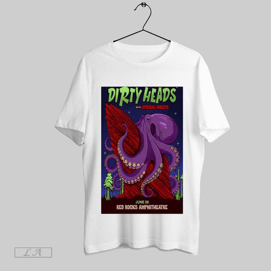 Top Poster Dirty Heads With Special Guests June 26 2025 Morrison Co Red Rocks Amphitheatre Sweatshirt T Shirt